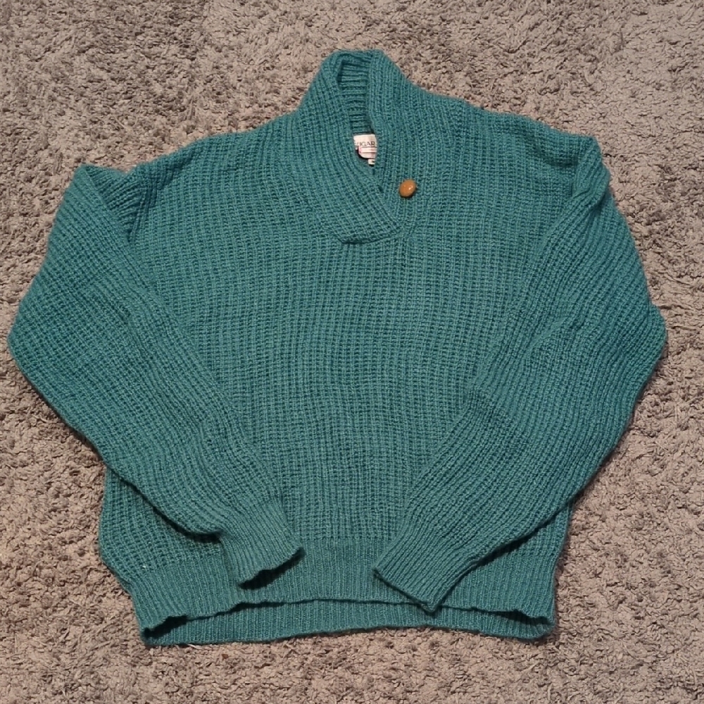 Sugar Bird Teal Knit Sweater XL
